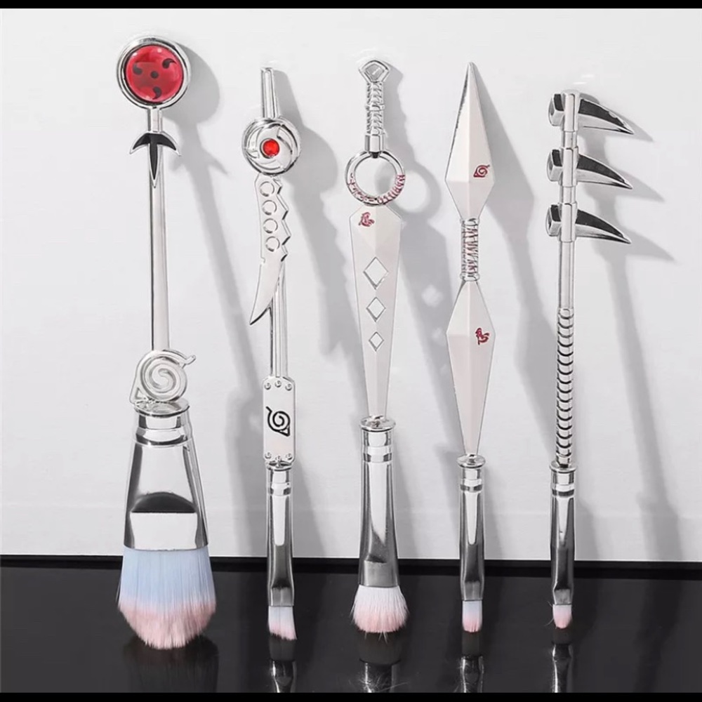 Kawaii Anime naruto makeup brush set